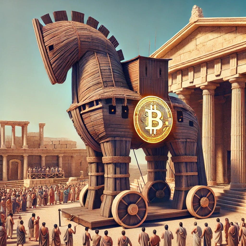 Bitcoin: The Trojan Horse Conspiracy | by Rama Ituarte | Medium