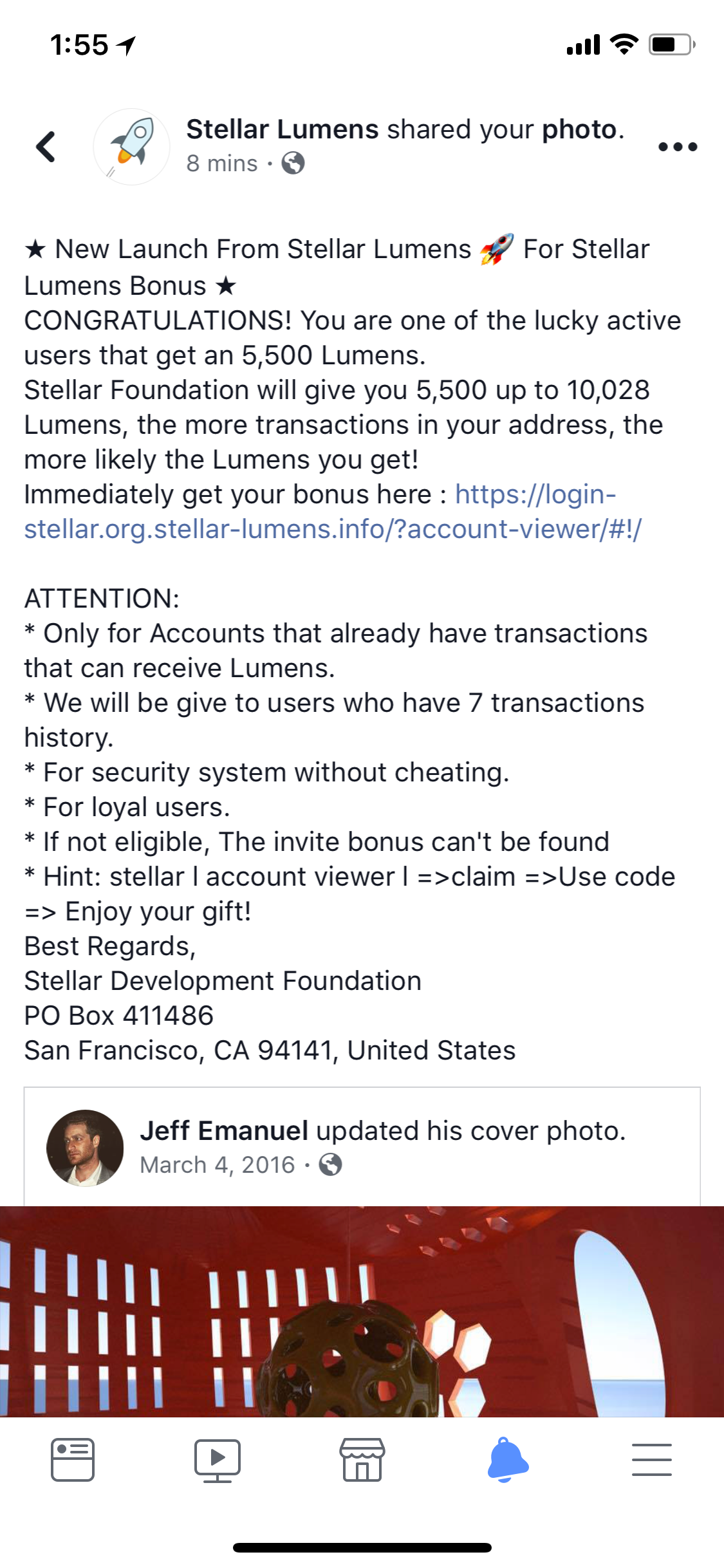 Stellar Scam: How a Dangerous Crypto Phishing Scam has Gone on for Weeks |  by Jeffrey Emanuel | Medium
