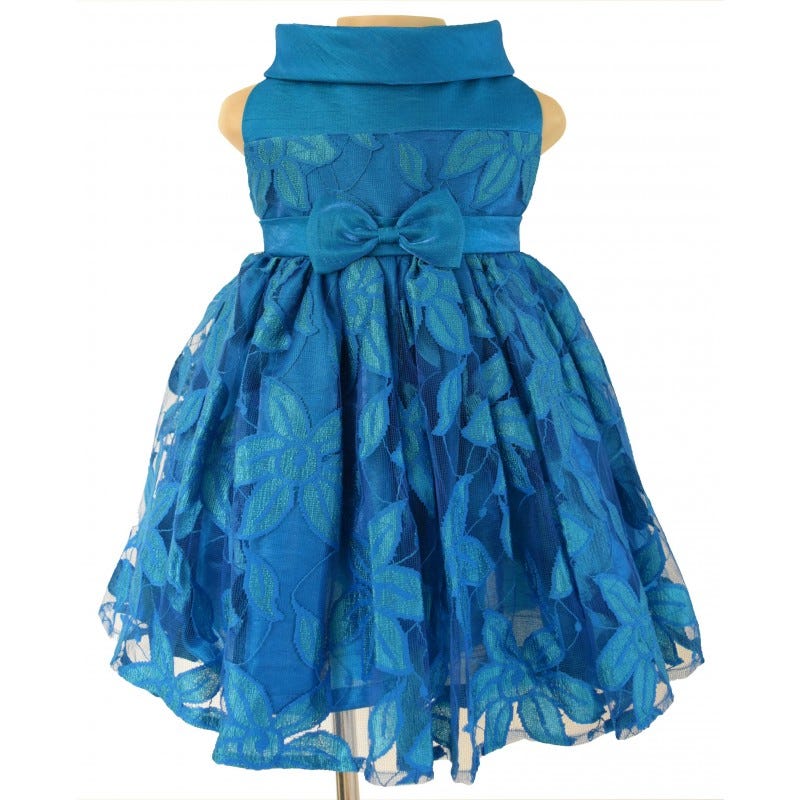 Peacock Blue Lace Ceremonial Dress From Faye | by Faye | Medium
