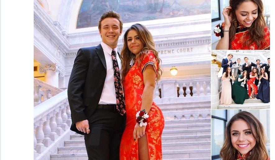 cultural appropriation prom dress Teen defends Chinese prom dress that sparked backlash