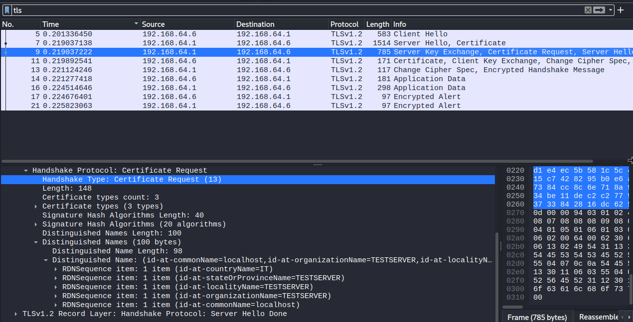 Debug mTLS using Wireshark. Transport Layer Security (TLS) is a