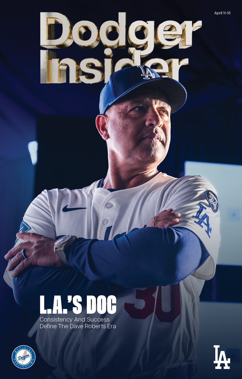 From Dodger Insider magazine: Dave Roberts — Leader of the 'ship