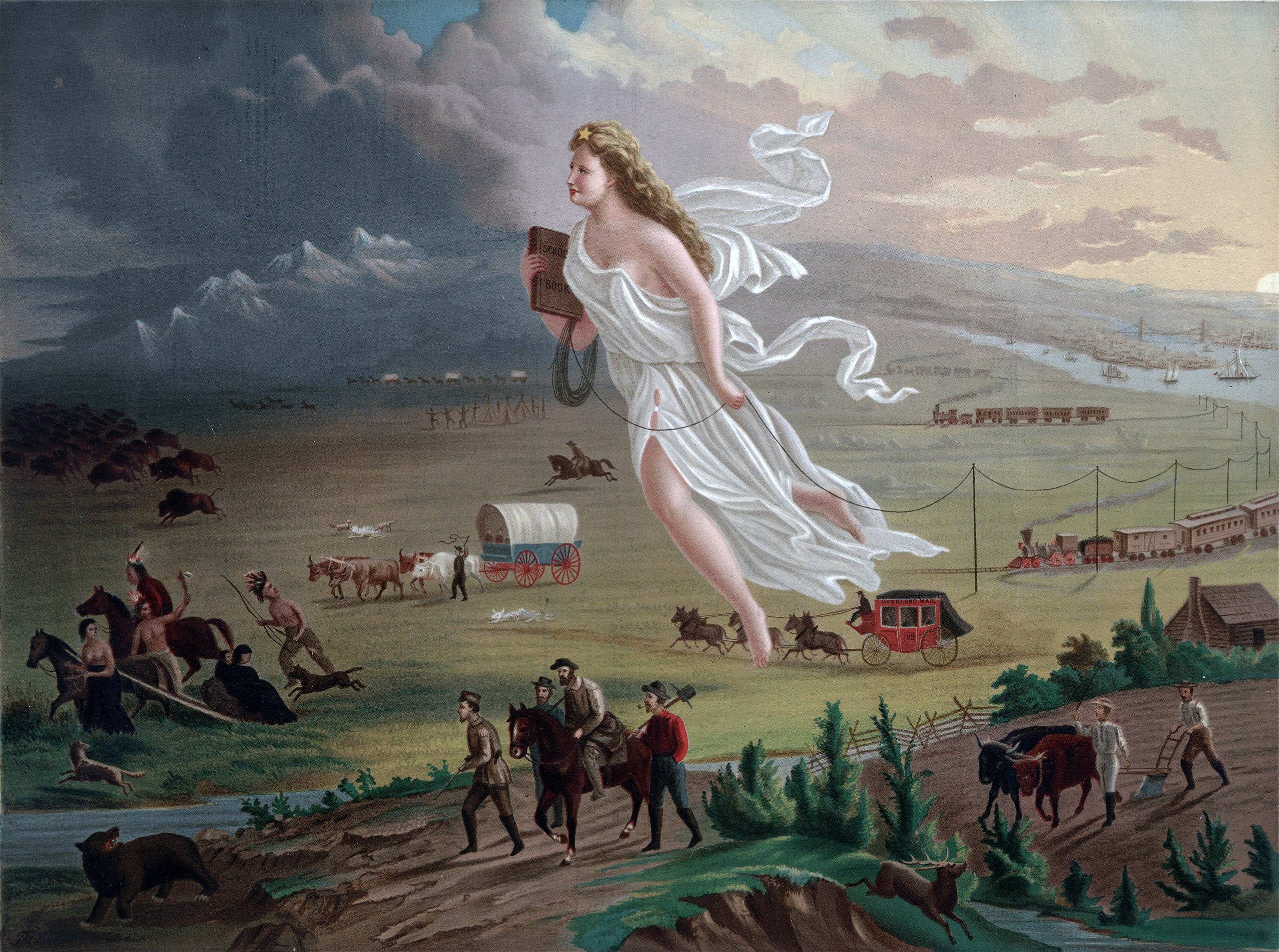 Manifest Destiny was the Idea that White Americans were Divinely