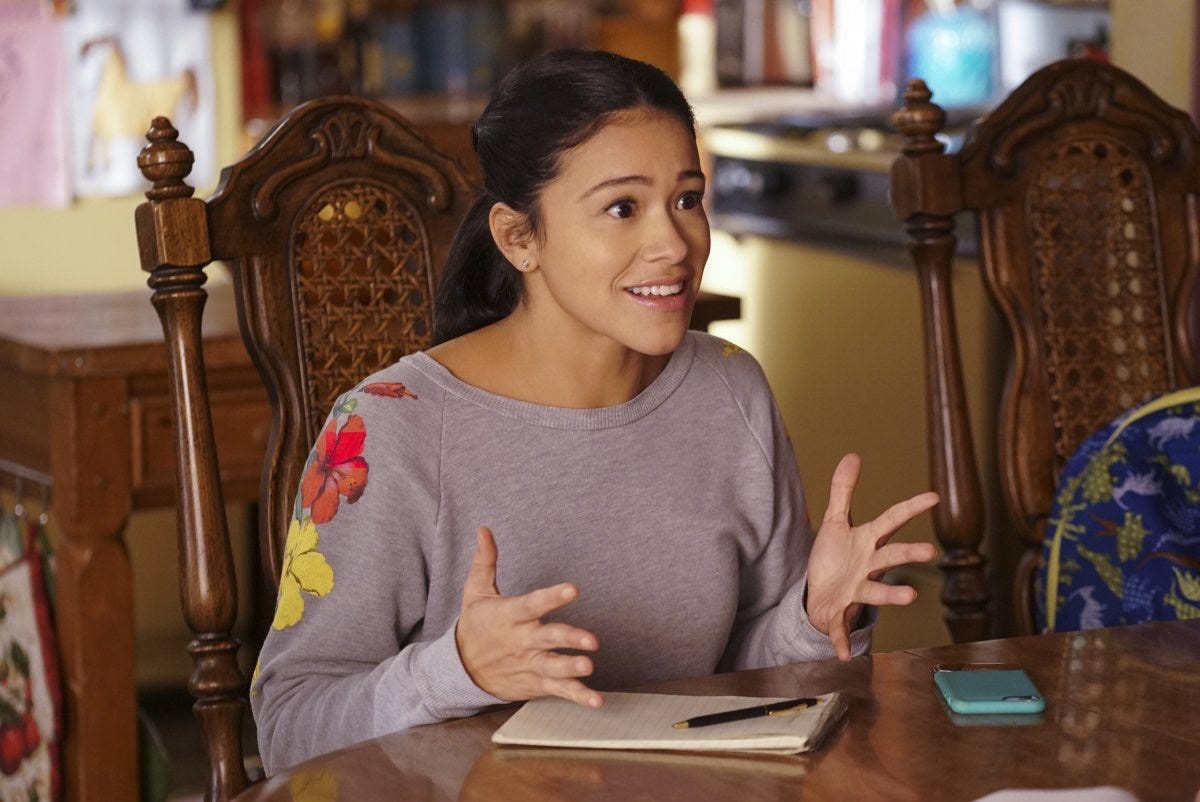 Adeus, Jane the Virgin. Depois de 100 capítulos, acabou a… | by Mariane  Lorente | Medium