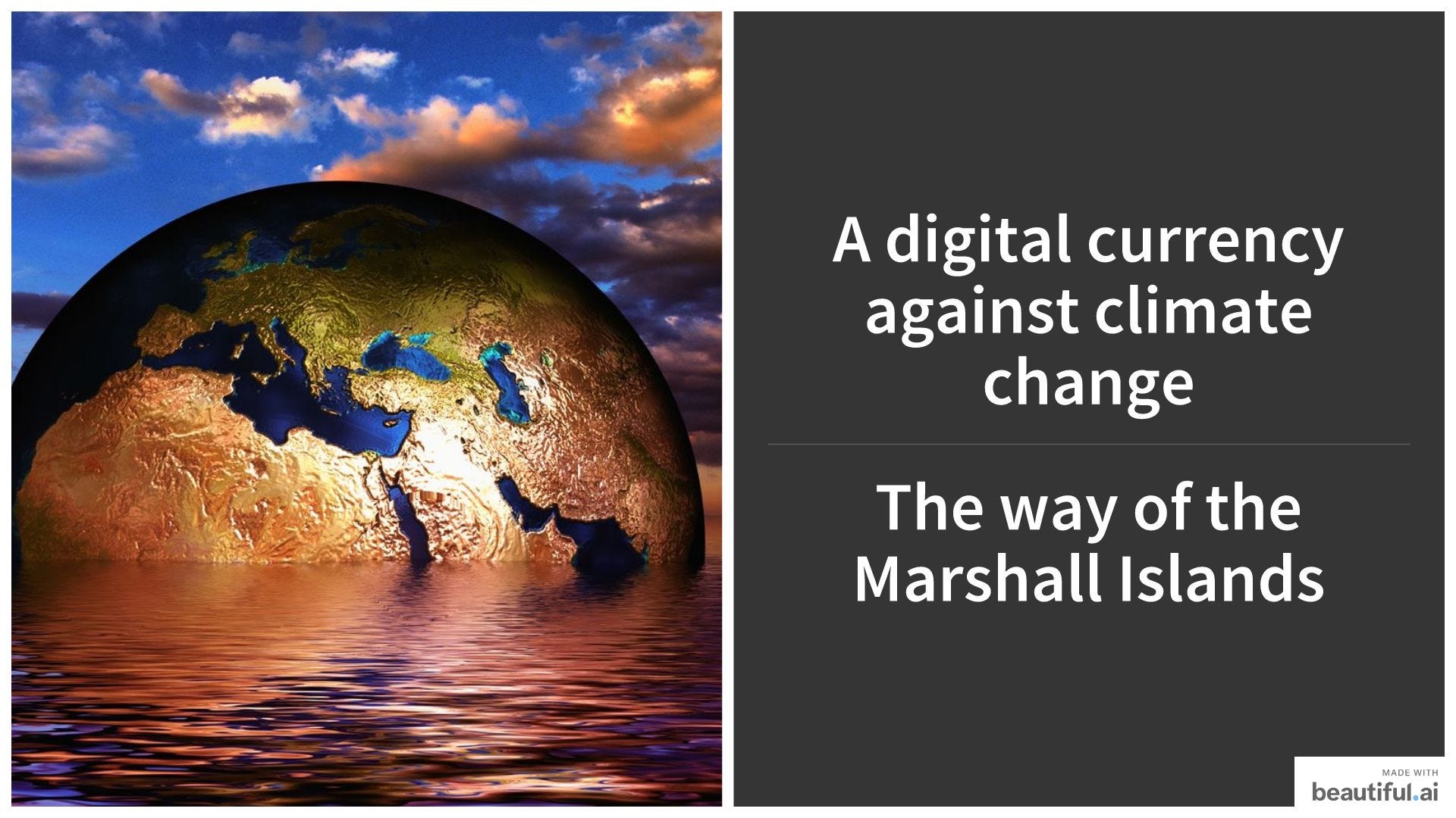 A digital currency against climate change: The way of the Marshall Islands  | by Jonas Gross | Medium