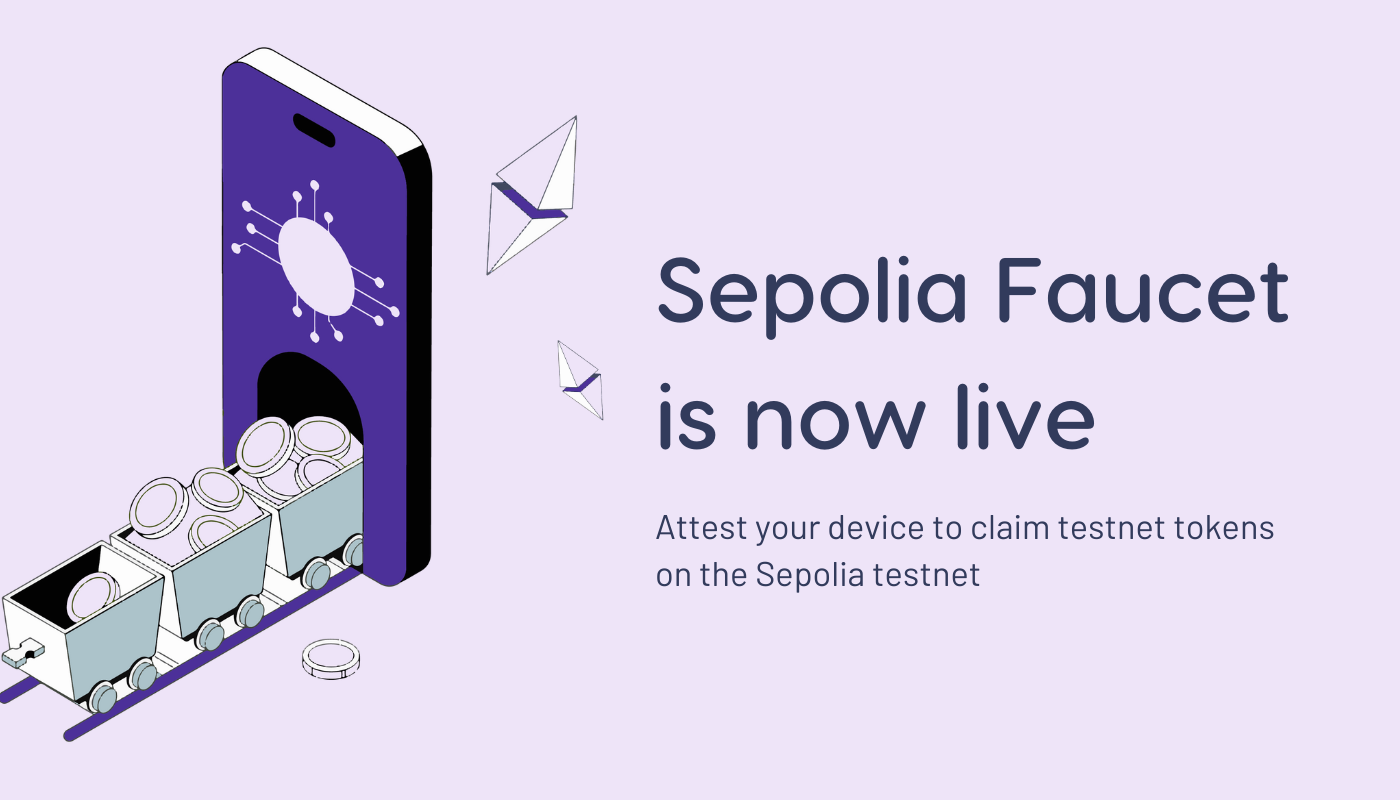 Use Sepolia Faucet with Proof of Machinehood | by Automata Network |  Automata Network