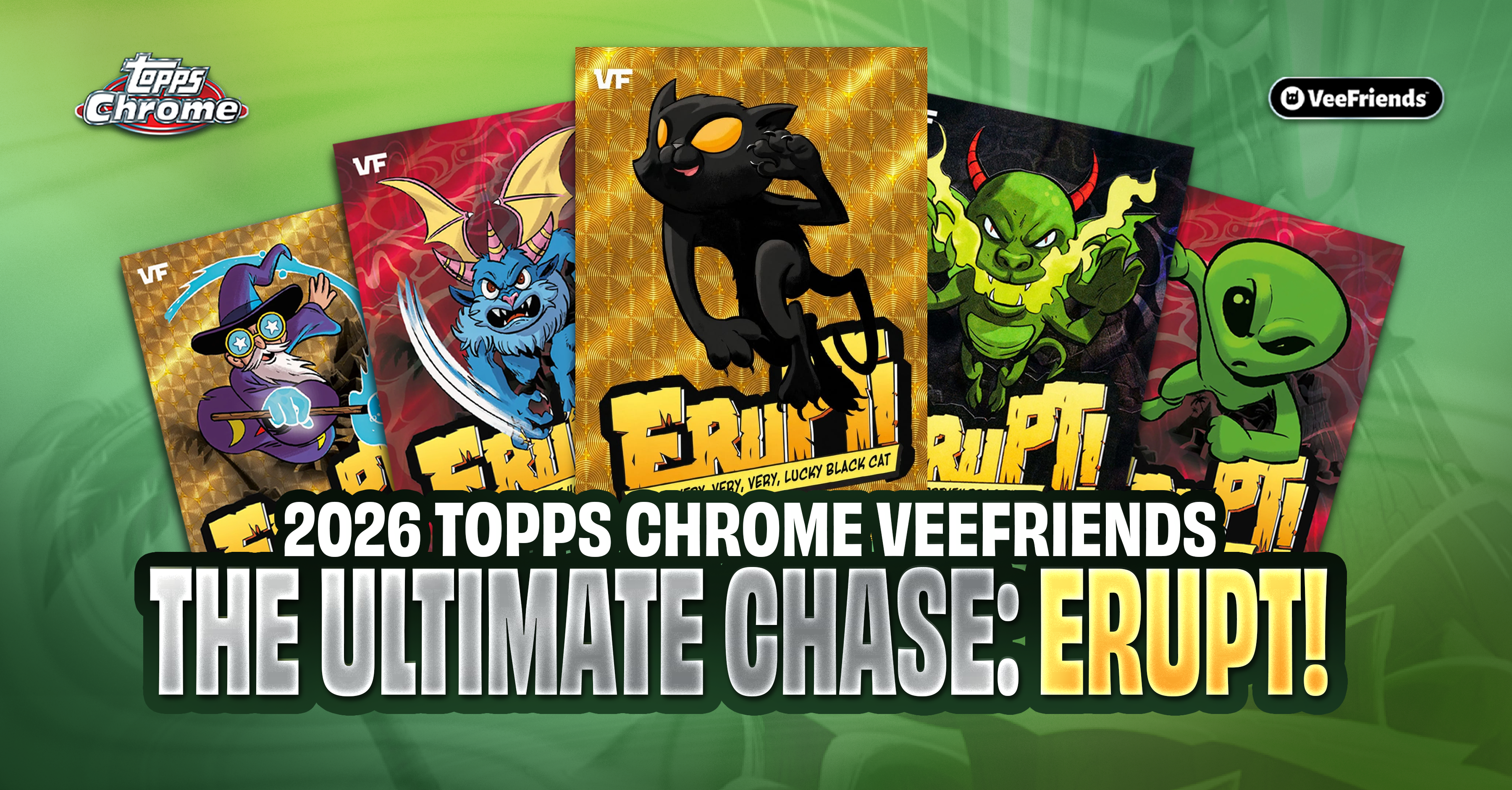 Multiple $100,000 Bounties Are Live For Topps Chrome VeeFriends