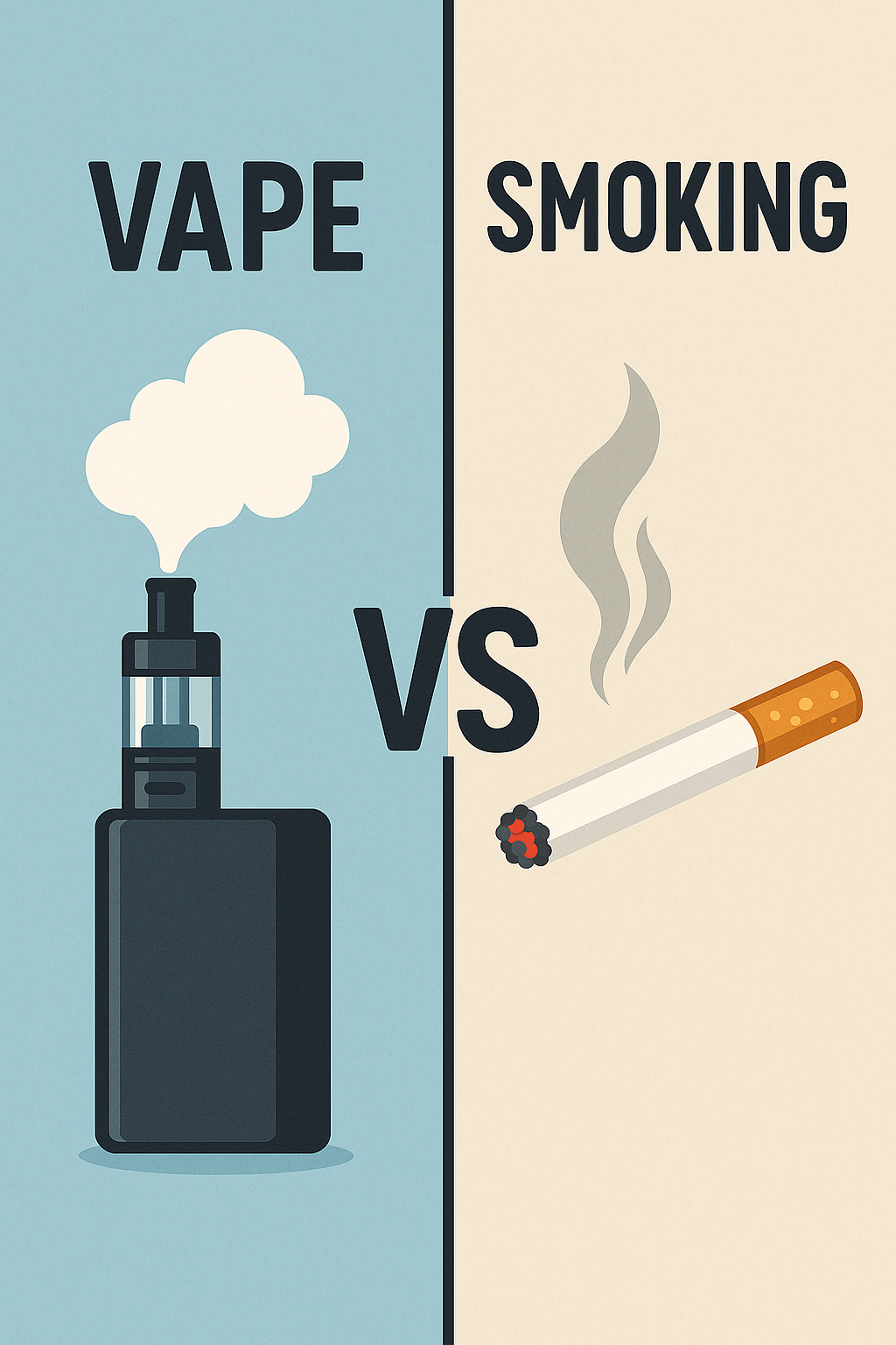 vapes vs smoking Vapes vs Cigarettes: Which One is More Deadly? main image 0