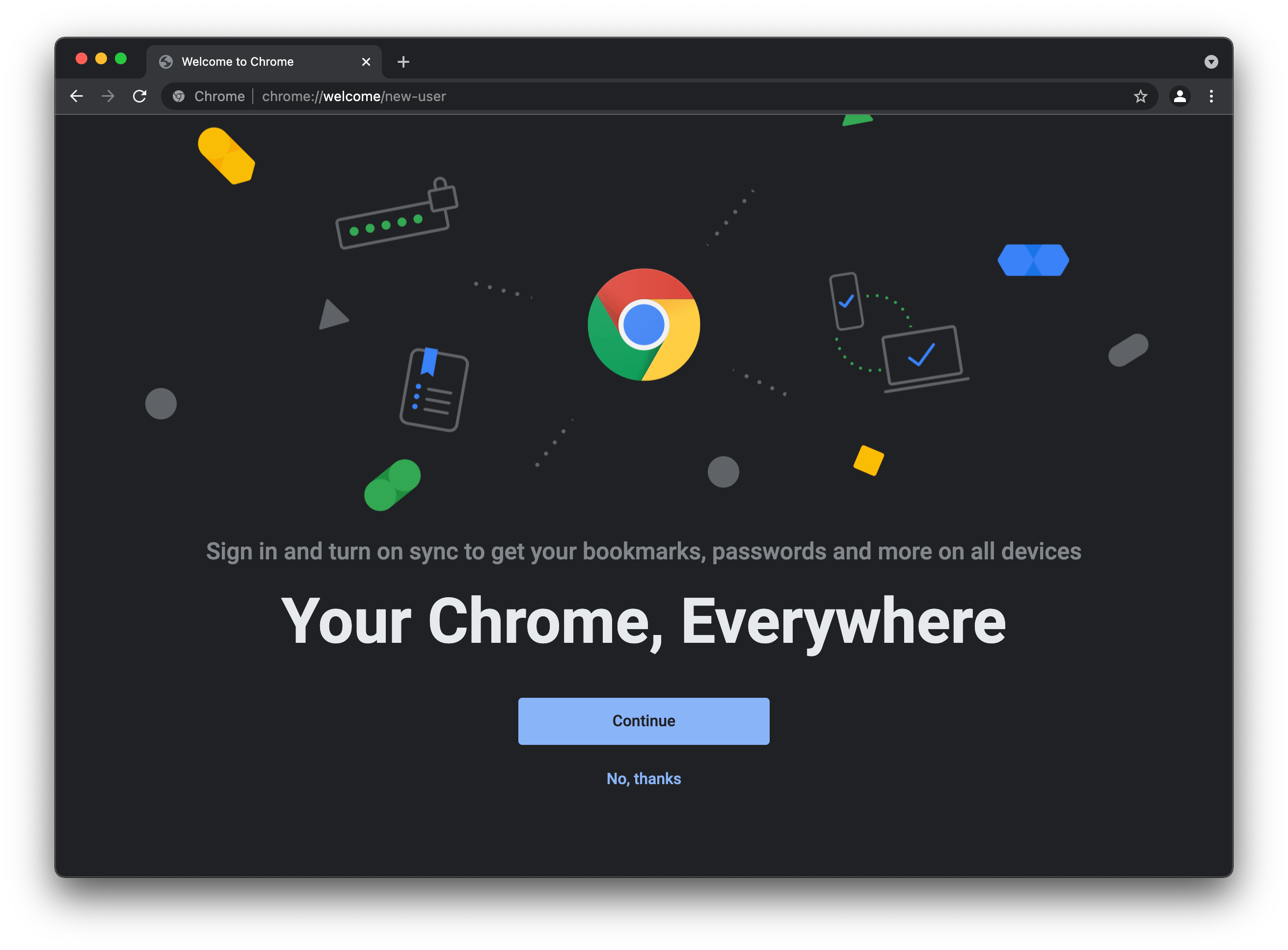 Google Chrome's Dark Design. Google Chrome's design ethos? 'Don't