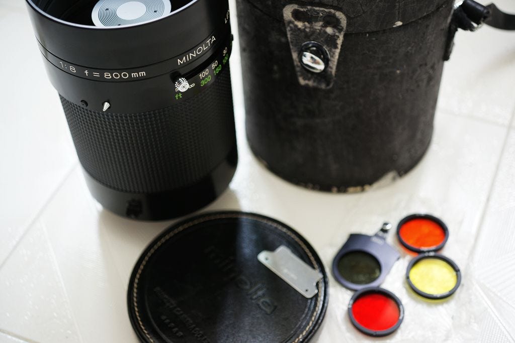LEICA - MINOLTA RF ROKKOR 800mm F8 For ライカ Rマウント Minolta RF Rokkor 800mm F8. One of the Rarest and Most