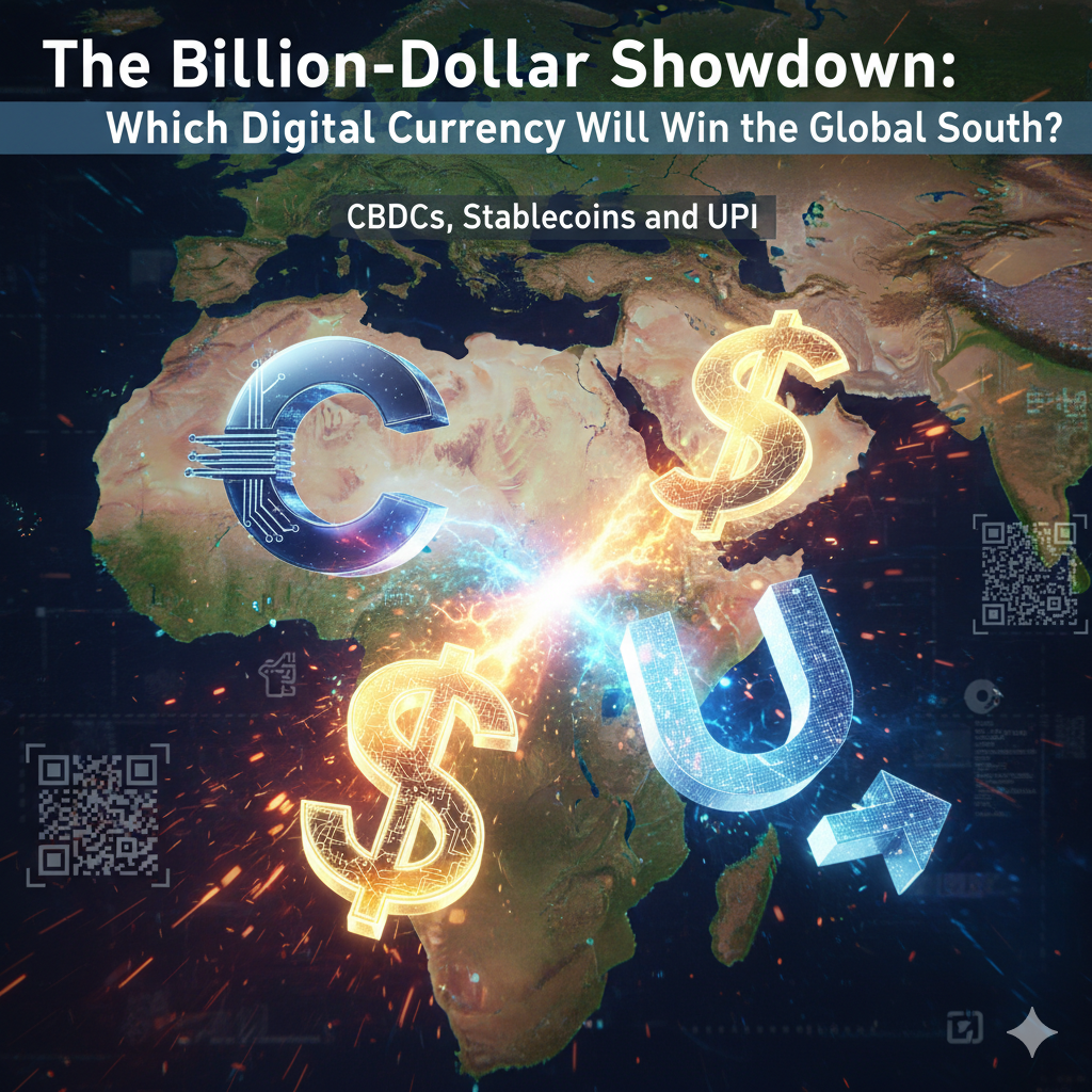 The Billion-Dollar Showdown: CBDCs, Stablecoins, and UPI — Which Digital  Currency Will Win the Global South? | by Pratik Mishra | Medium