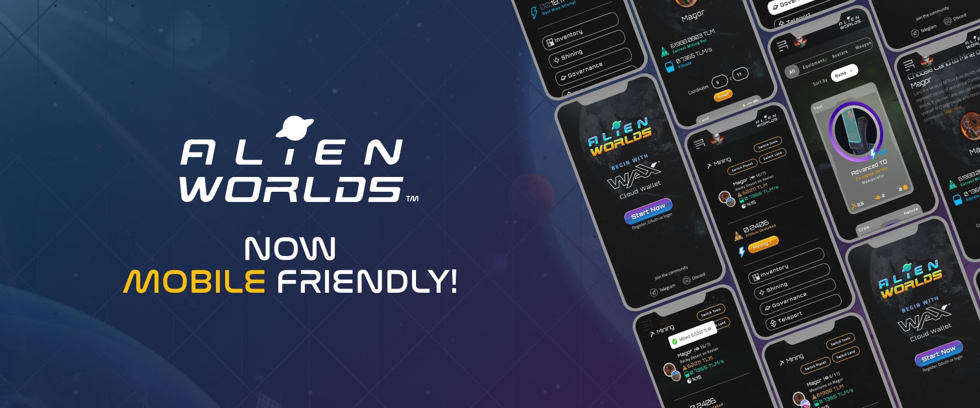 Play Alien Worlds Mining, Now in Your Smartphone Browser | by Alien Worlds  | Medium