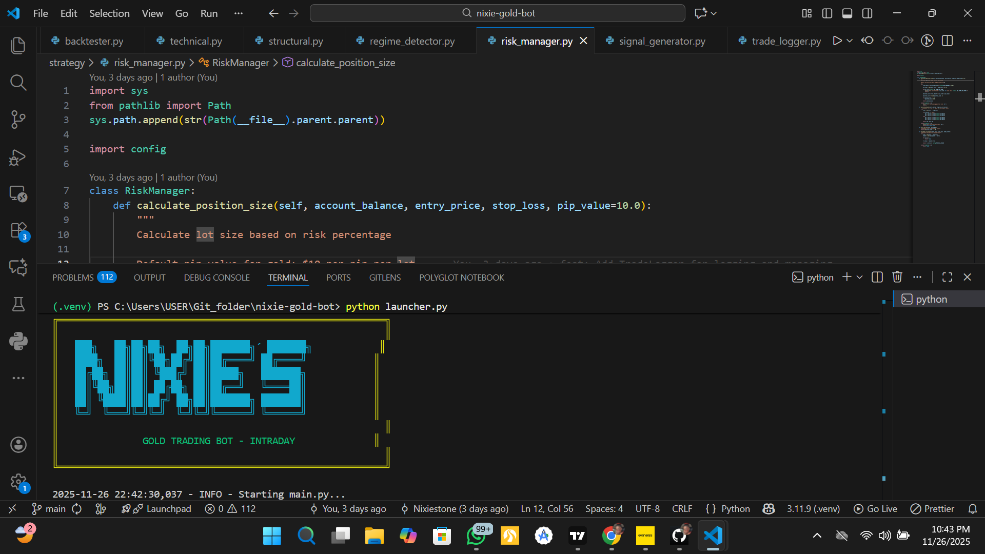 From DevOps to Quant Trading: How I Built a Gold Trading Bot (While My HP  ProBook Begged for Mercy) | by Nixie | Nov, 2025 | Medium