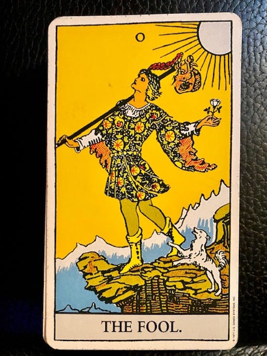 Tarot Cards Rider Waite The Fool