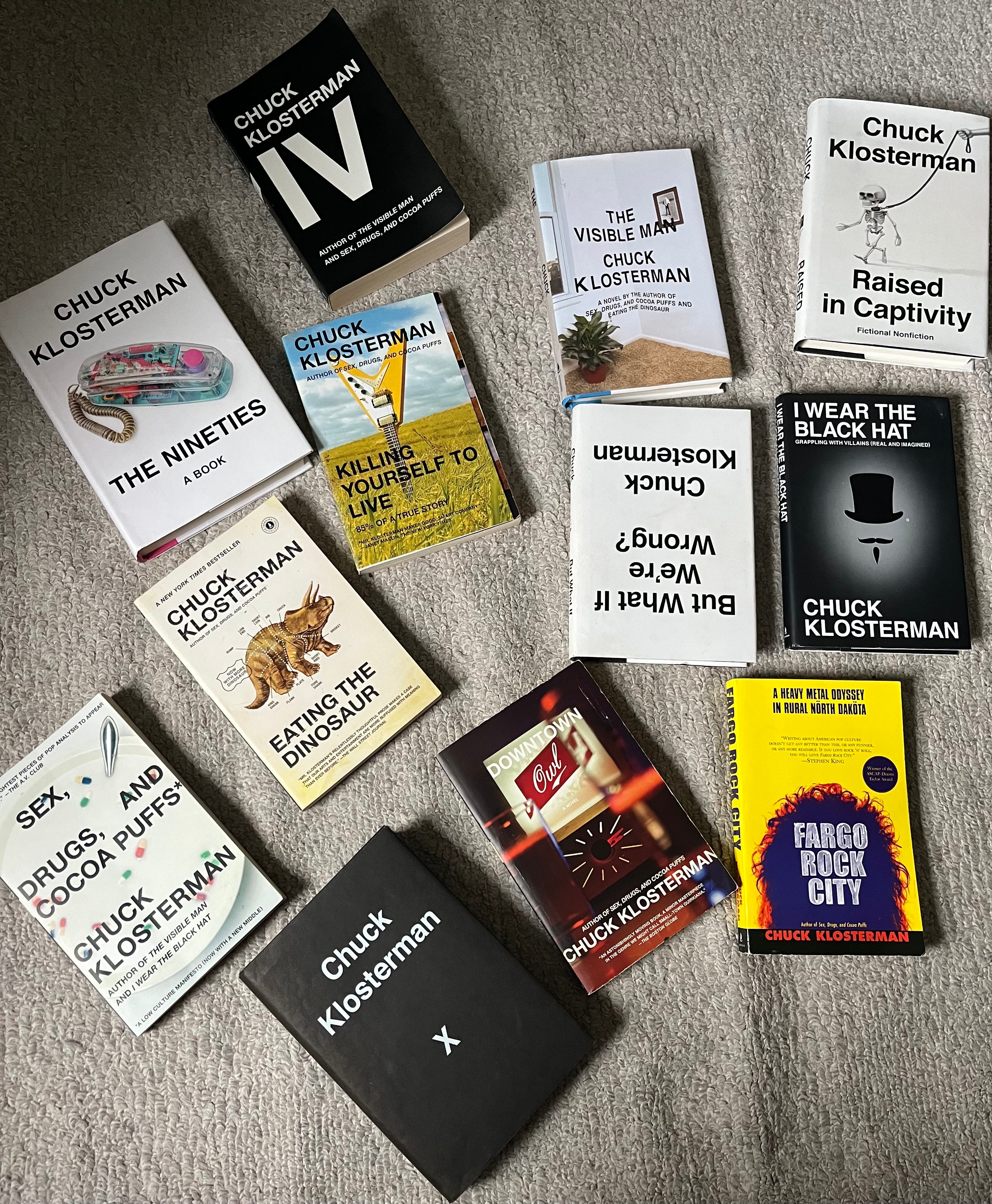 Chuck Klosterman's Best Books. A complete ranking — from