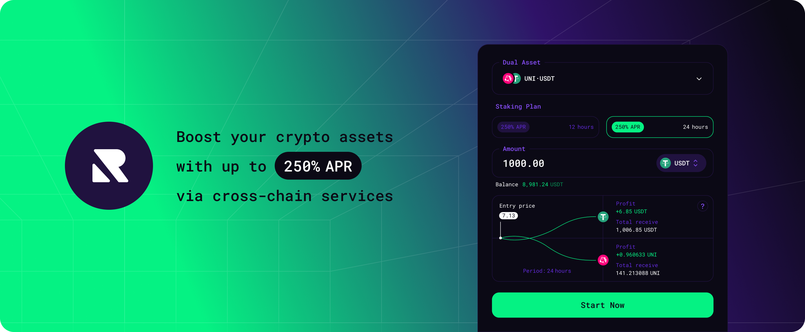 A 24-Hour Stake with up to 250% APR: ReHold Introduces DeFi to Dual Assets,  a New Yield Generation Tool | by ReHold | Medium
