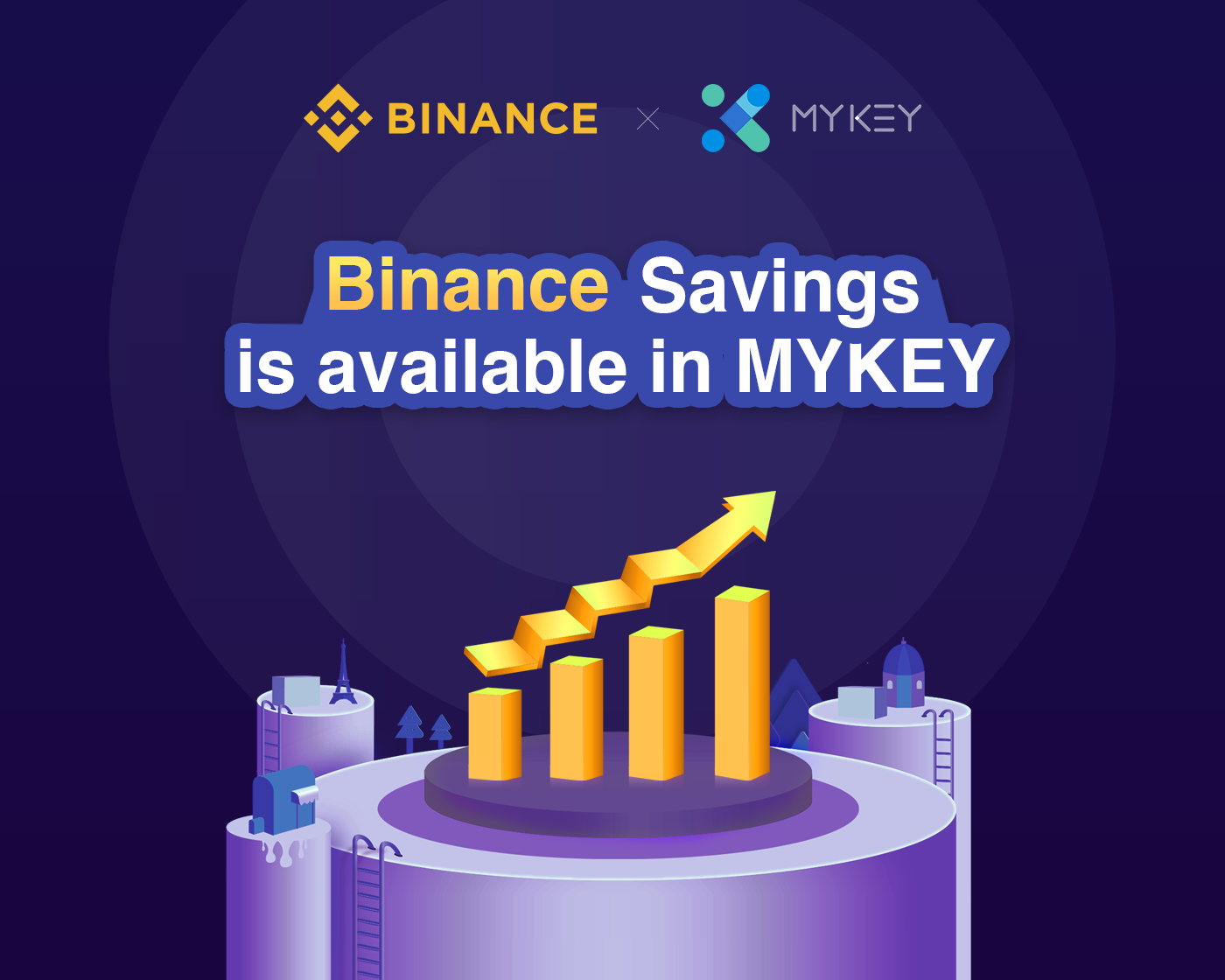 Binance Savings is Available in MYKEY, USDC/DAI/TRC20-USDT savings are  launched in the first phase | by MYKEY | MYKEY Lab | Medium