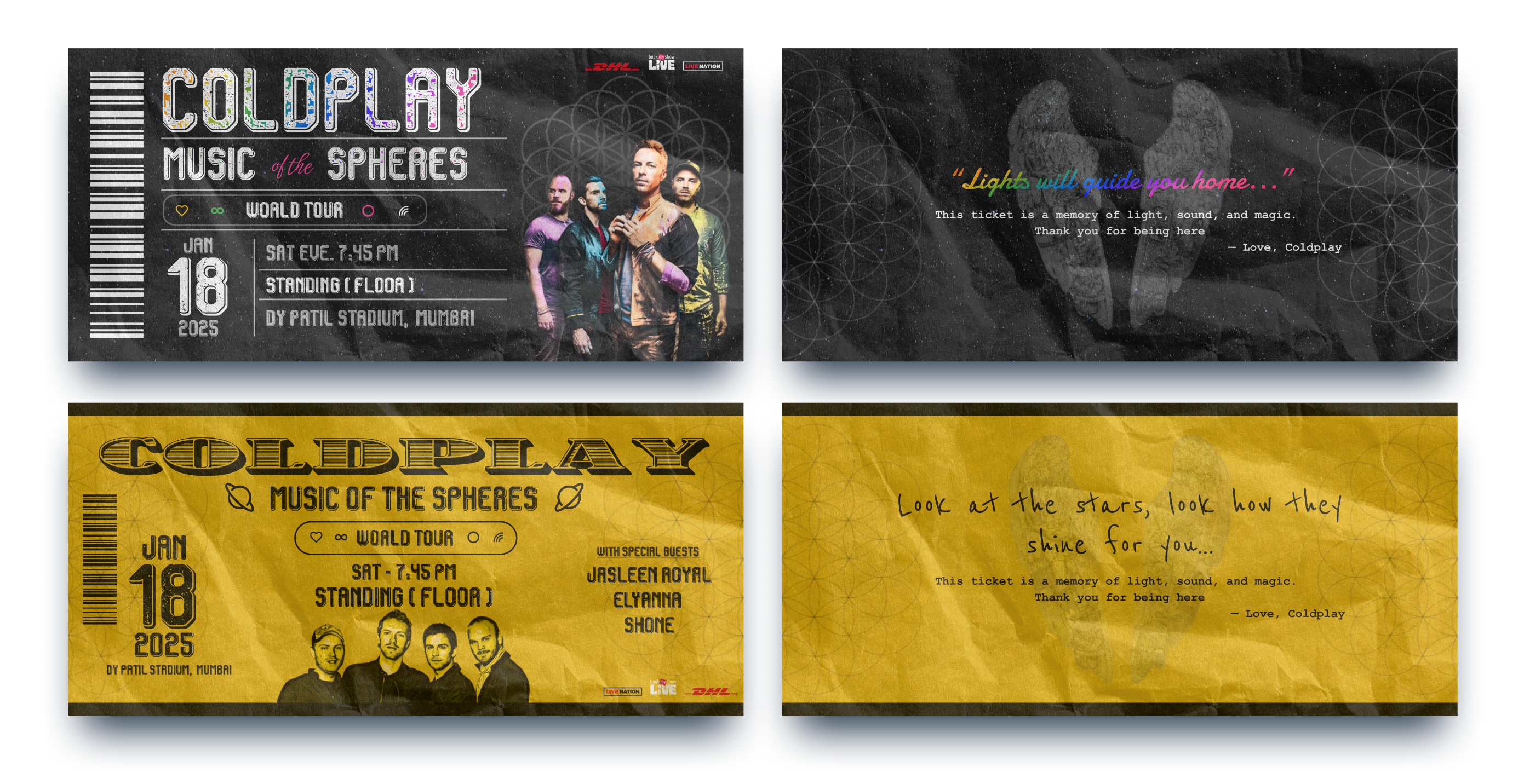 COLDPLAY  WORLD TOUR  チケット Music Of The Spheres World Tour – delivered by DHL