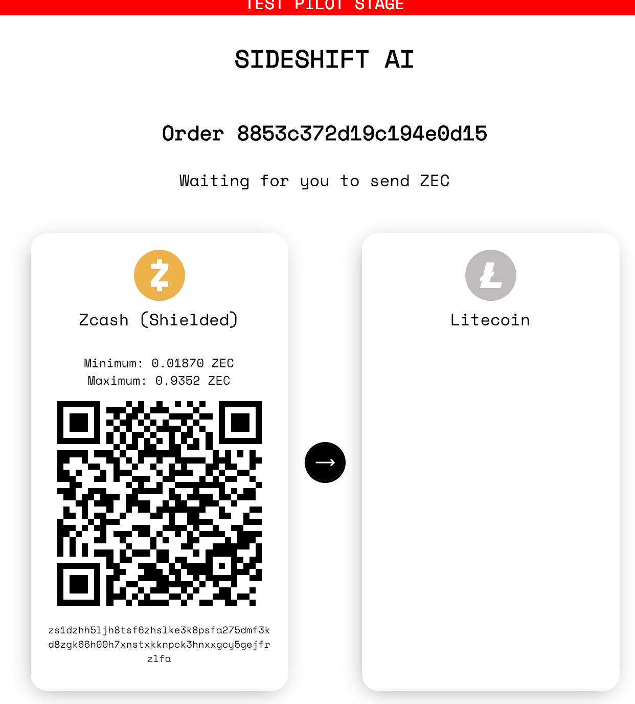 Integrating Zcash Shielded Transactions on SideShift AI | by Andreas  Brekken | SideShift.ai RESEARCH | Medium