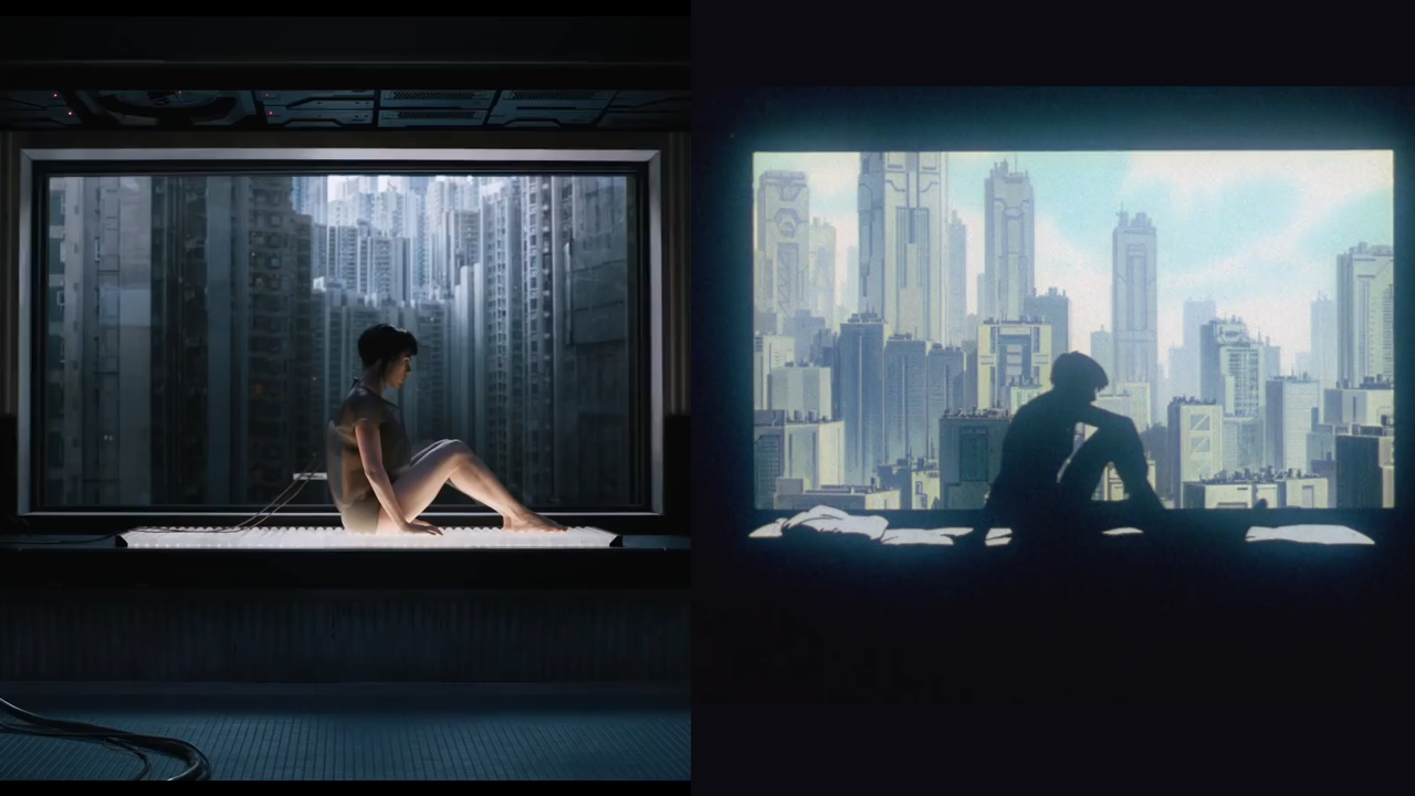 A love letter to Ghost in the Shell: images of 30 shots in the 2017 movie  recreated from the anime | by Ghost in the Shell OST Campaign #GITSost |  Medium, image size:1280x720