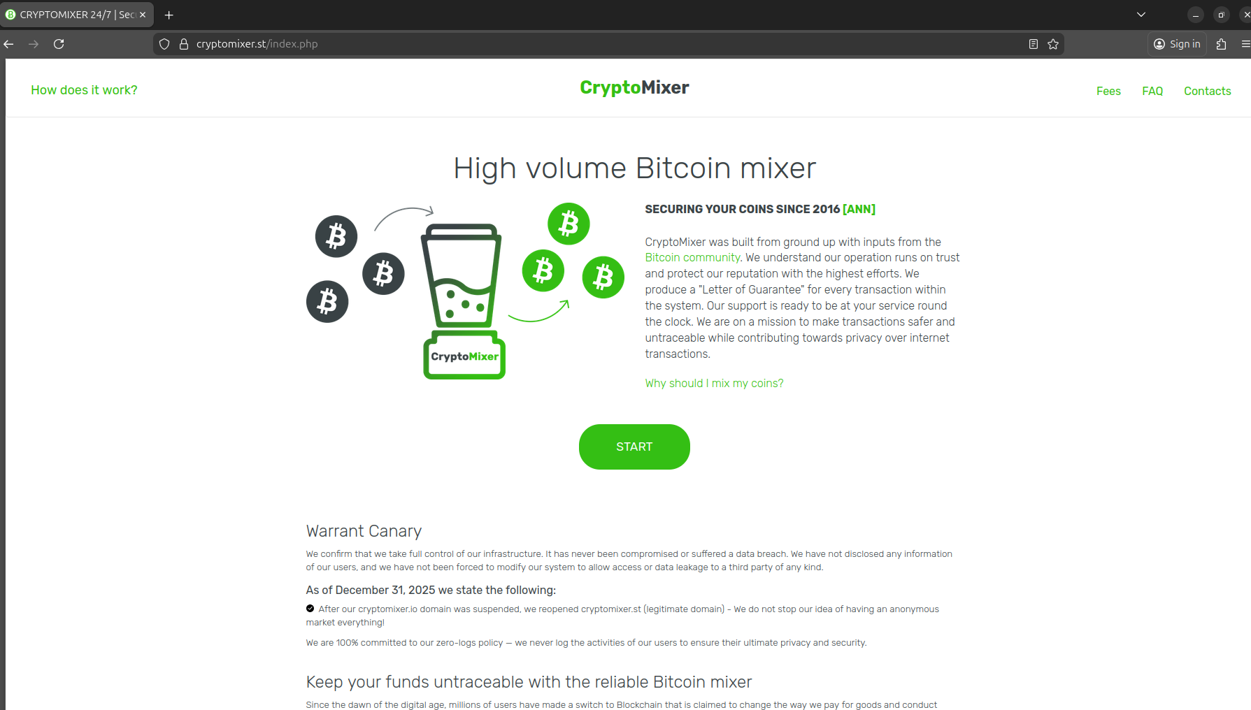 The Rebirth of CryptoMixer Privacy Never Shuts Down cryptomixer.st | by  CrackOut | Dec, 2025 | Medium