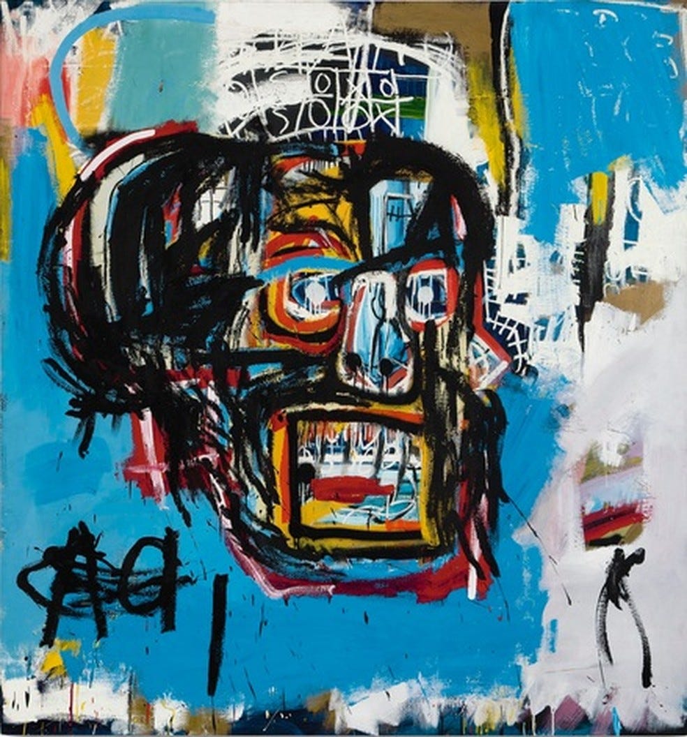 JEAN-MICHEL BASQUIAT: untitled. obra mais cara da história dos