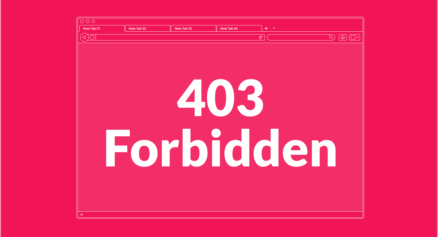 【朝】ページ Why Am I Seeing a 403 Forbidden Error? Explained! | by