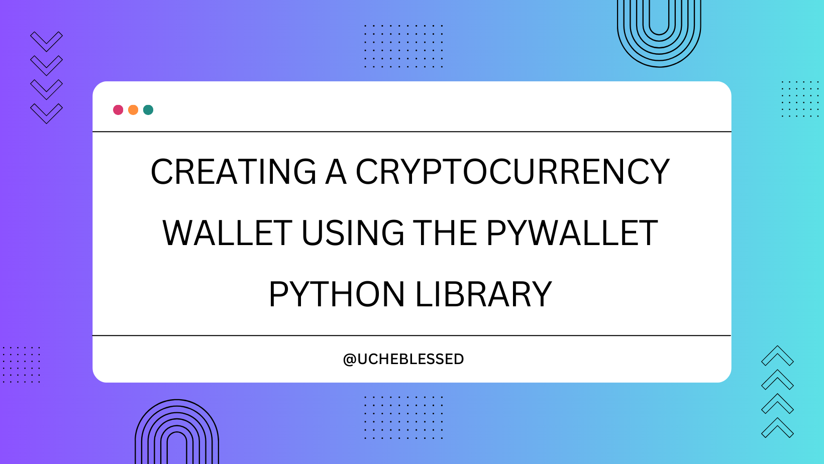 Creating a Cryptocurrency Wallet Using “pywallet” Python Library | by Uche  Blessed | Medium