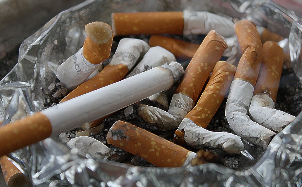 complications of cigarette smoking Primary health effects from smoking. Figure 1 used with permission from...