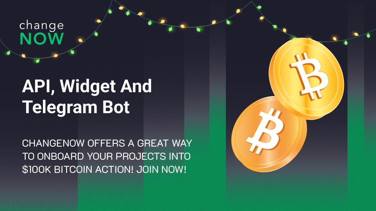 Bitcoin Swaps are BOOMING via Our API! | by ChangeNOW.io | Medium