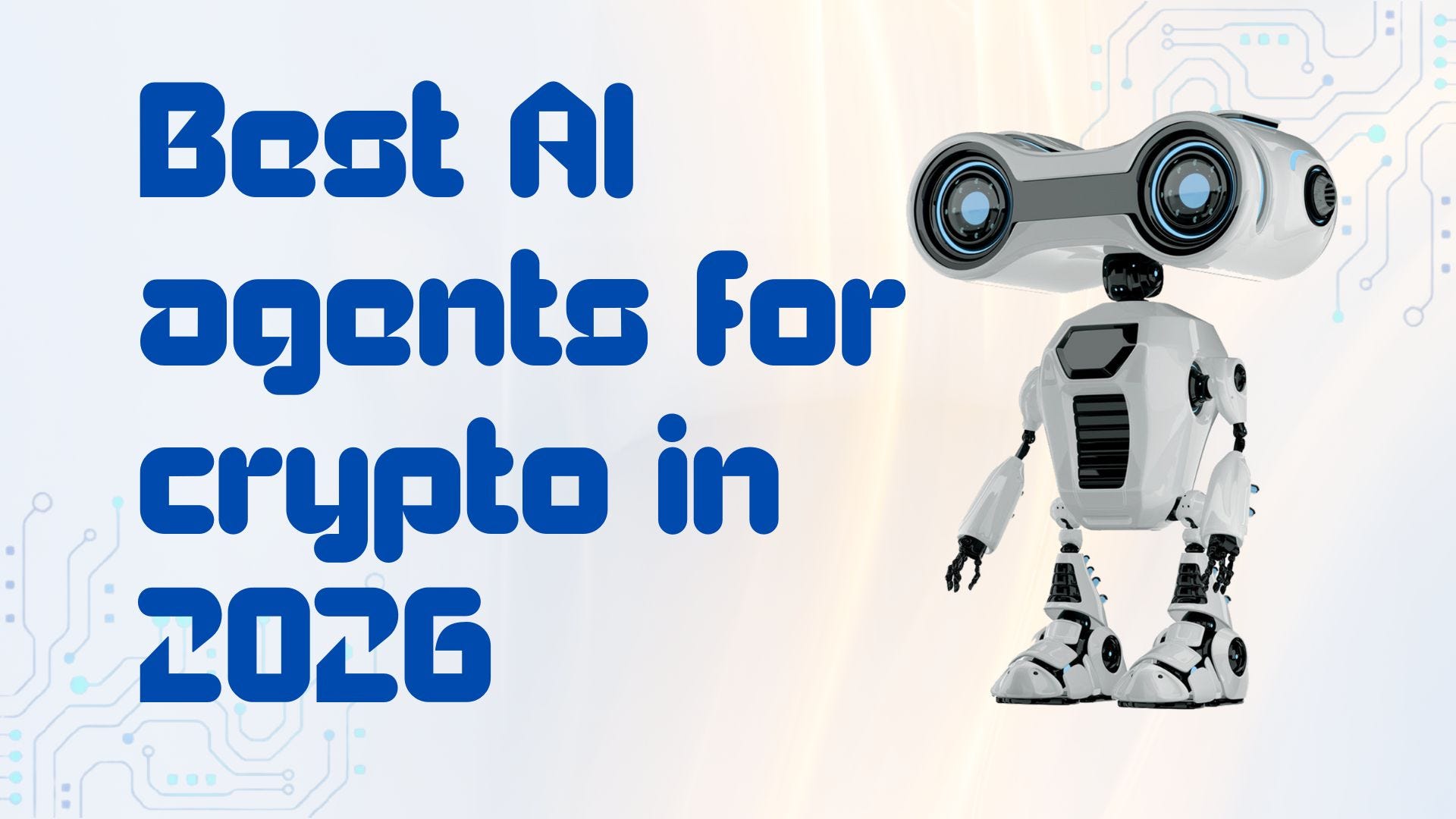 Best AI Agents for Crypto in 2026: Top Trading and Analysis Tools | by  MintonFin | Coinmonks | Jan, 2026 | Medium