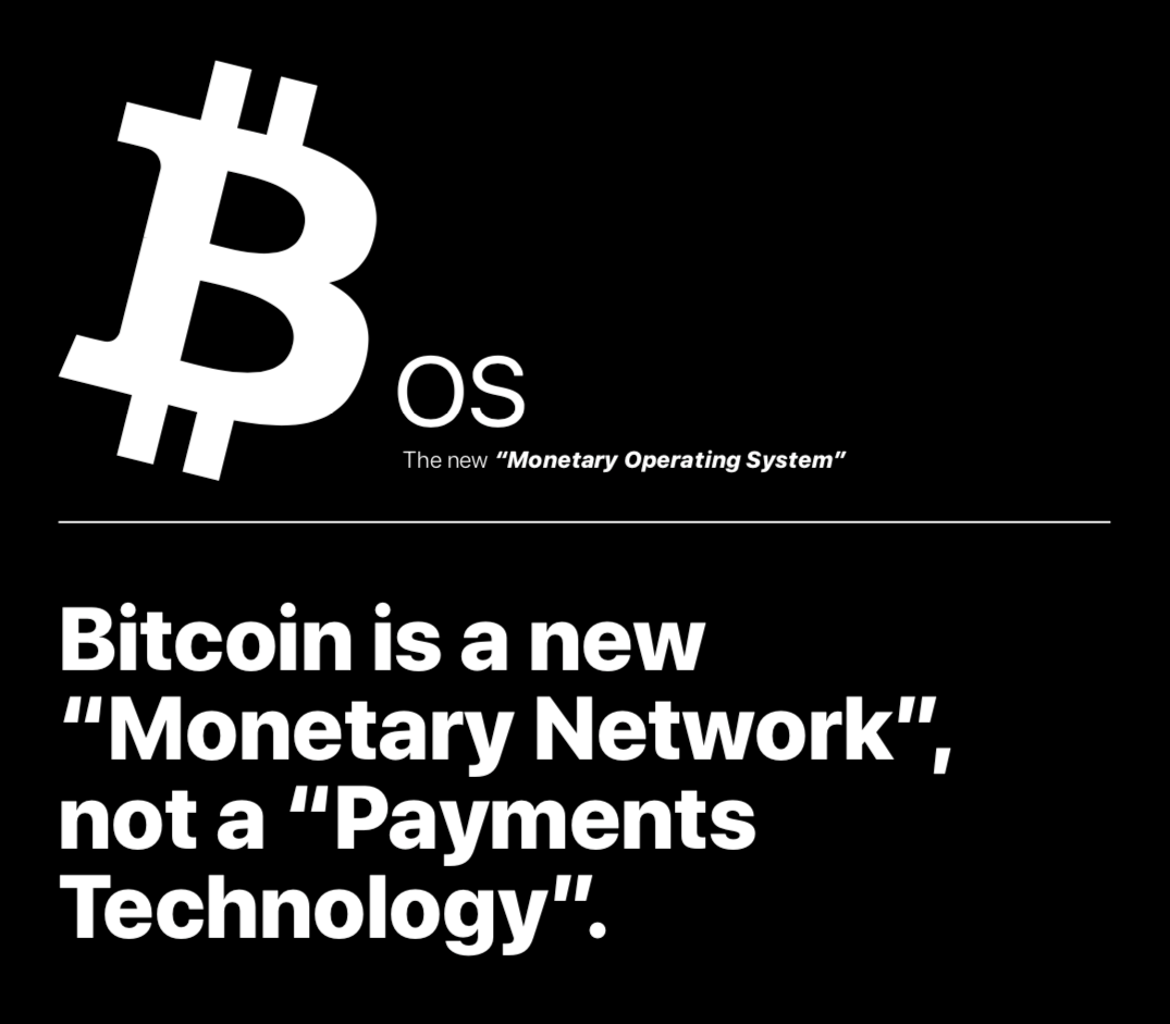 Bitcoin Operating System. A global, “MonetaryOS” | by Aleksandar Svetski |  The Bitcoin Times | Medium