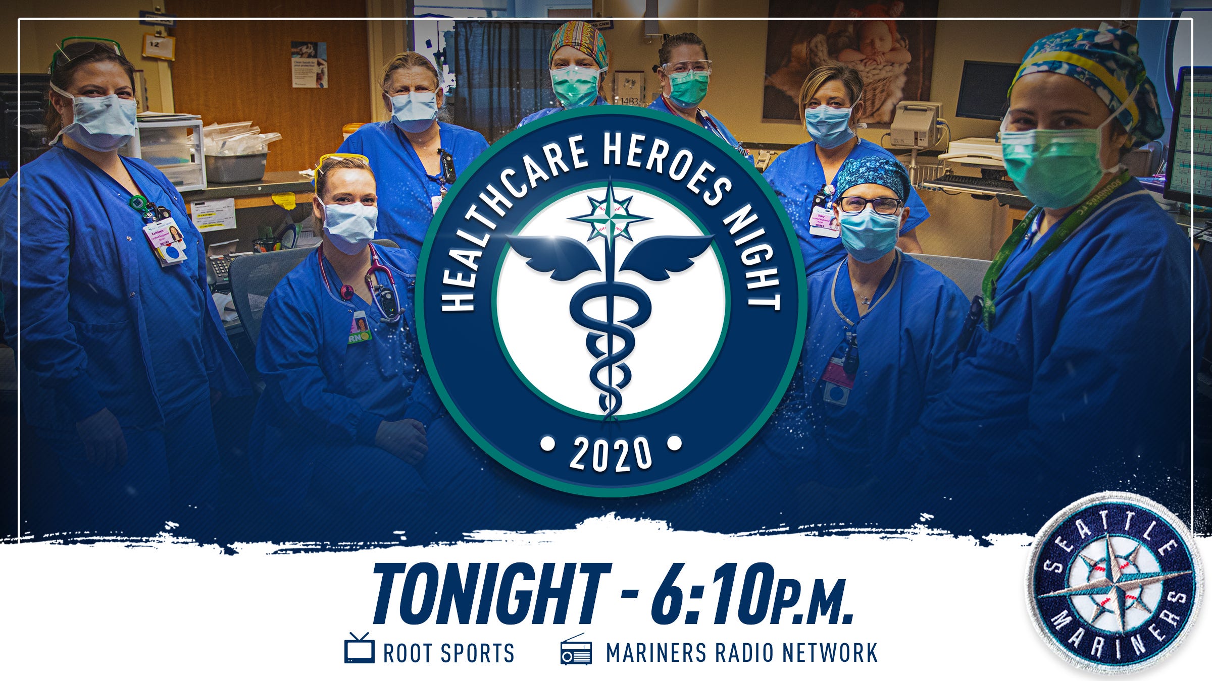 Mariners Salute Healthcare Heroes | by Mariners PR | From the Corner of  Edgar \u0026 Dave, image size:2400x1350
