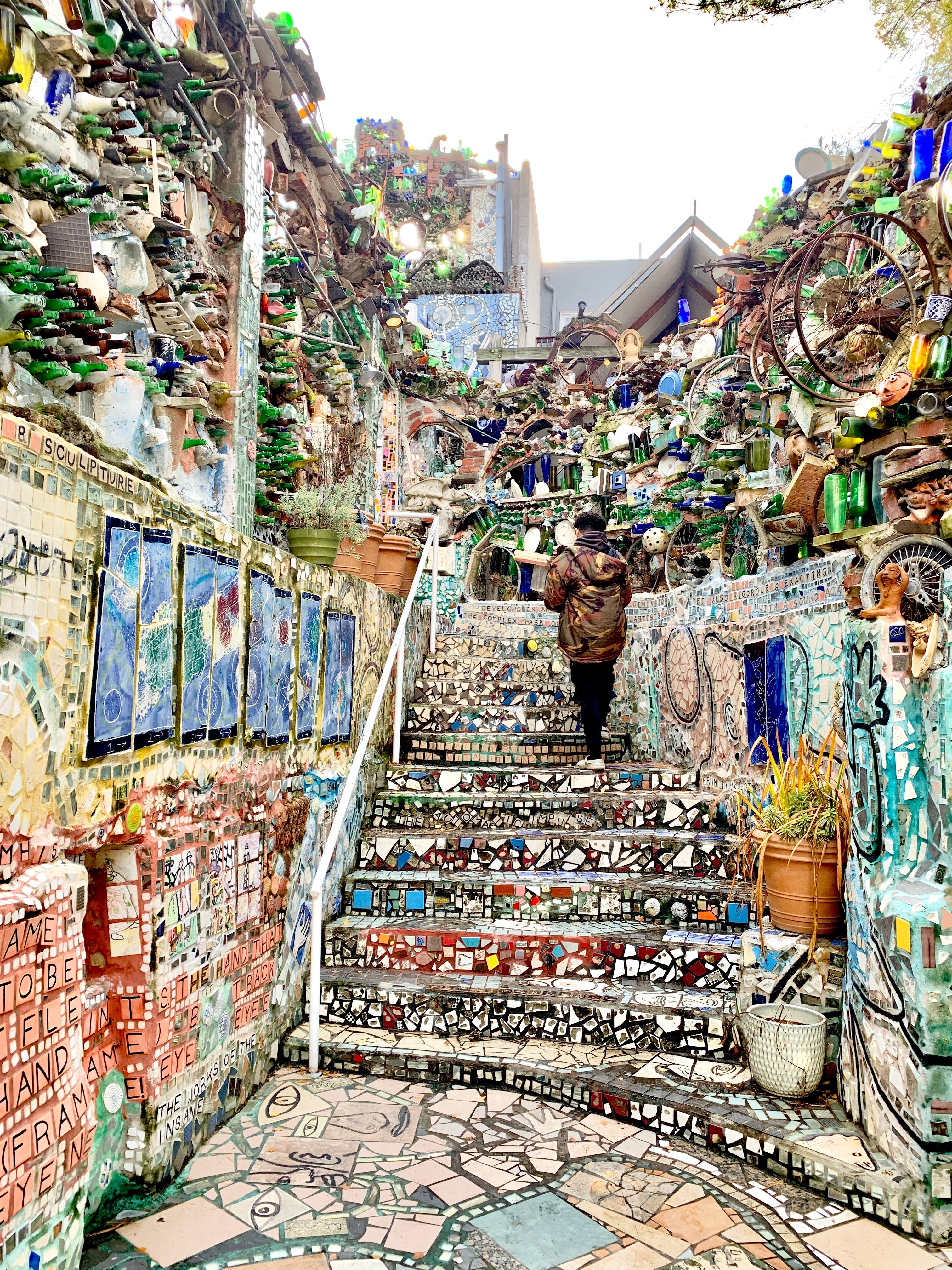 Philadelphia's Magic Garden: Bad Luck, Bottles and Junk | by Tim