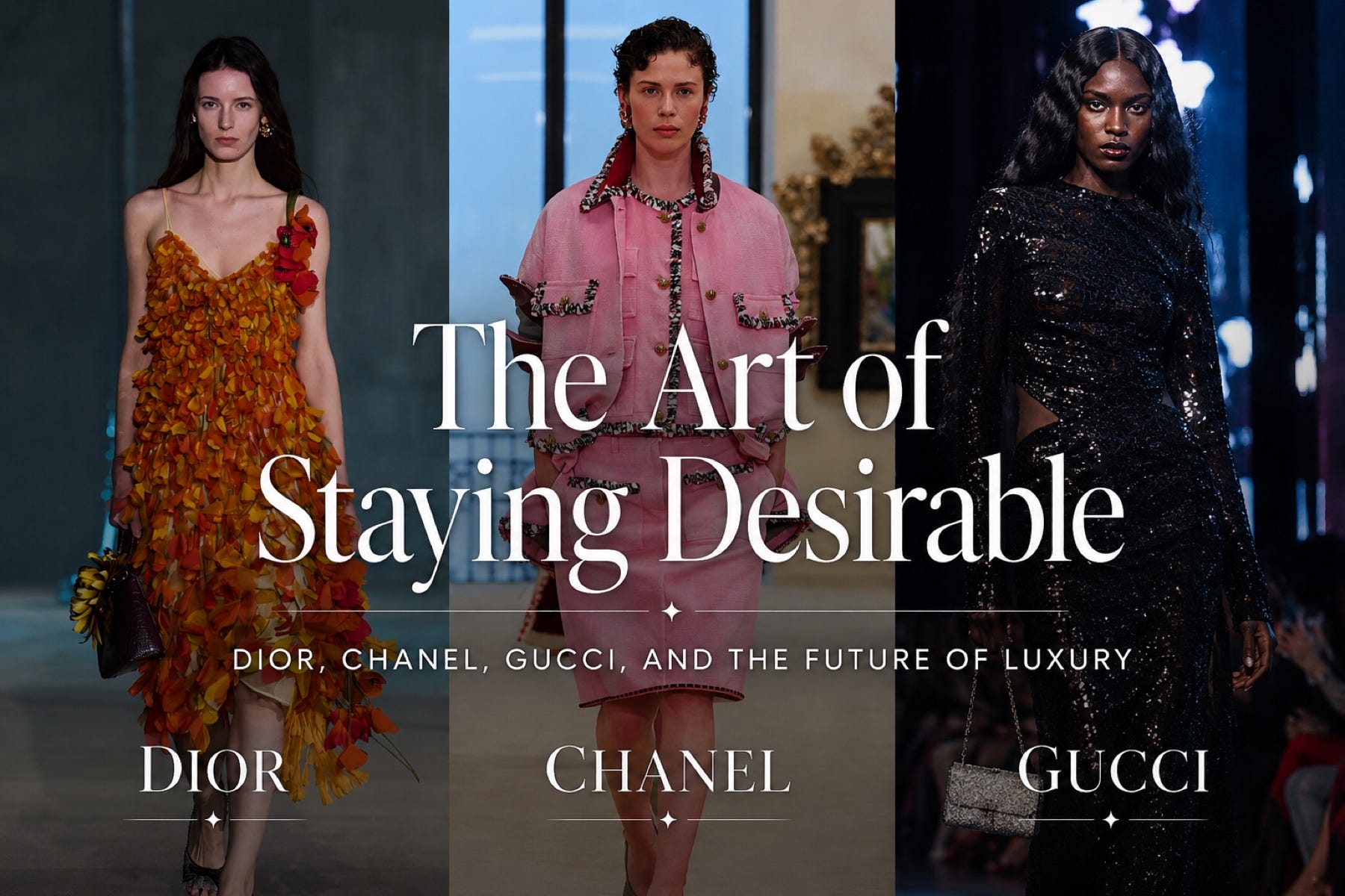 The Art of Staying Desirable. Dior, Chanel, Gucci, and the Future