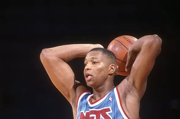 ☆DERRICK COLEMAN / デリック コールマン 1997-98 Skybox Autograph