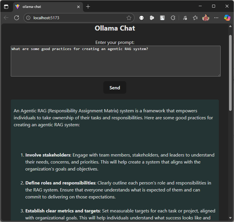 Chatting with Ollama: Building a Local LLM Web App in Minutes | by