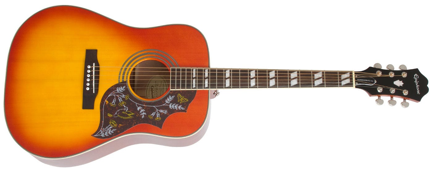 Epiphone Hummingbird Pro Acoustic Guitar Review 2019 | by Best