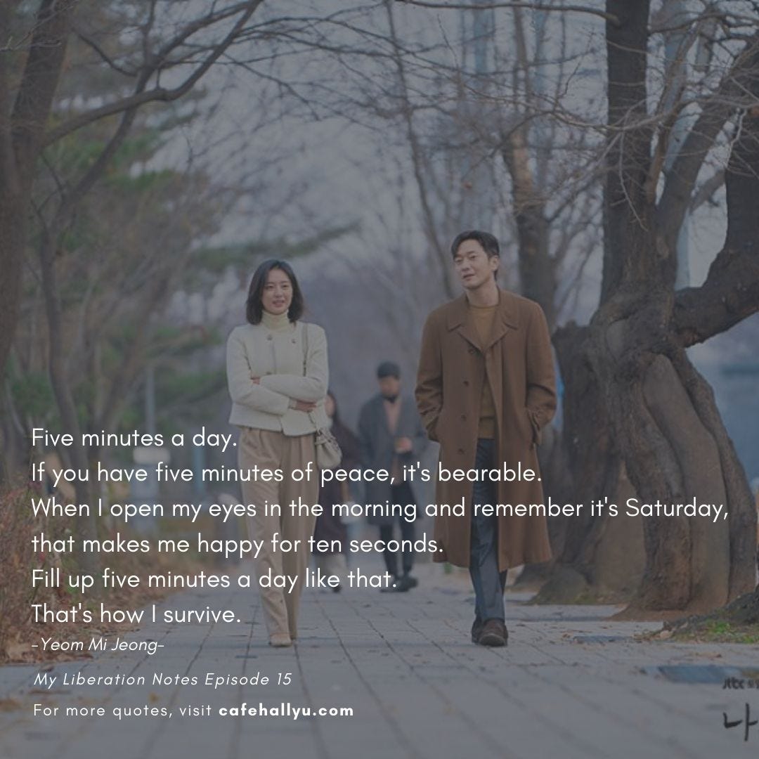 the miracle of five-minute rule. From the series “My Liberation Notes” | by  just.clouded | Medium, image size:1080x1080