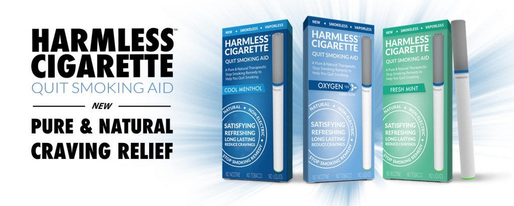 harmless cigarette quit smoking aid Harmless Cigarette is the safe and natural way to quit smoking. | by Harmless  Cigarette