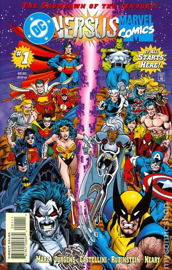 Comic Series Review #5: DC vs Marvel (1996) | by J.B. Shalley | Medium
