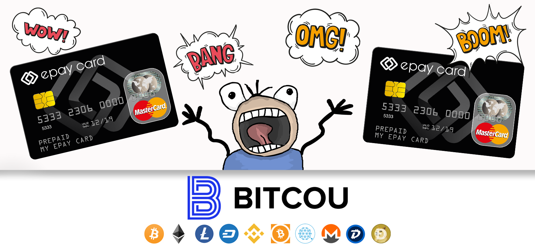 Neue, anonyme und hochgeprägte PrePaid Kreditkarte | by Bitcou | Medium