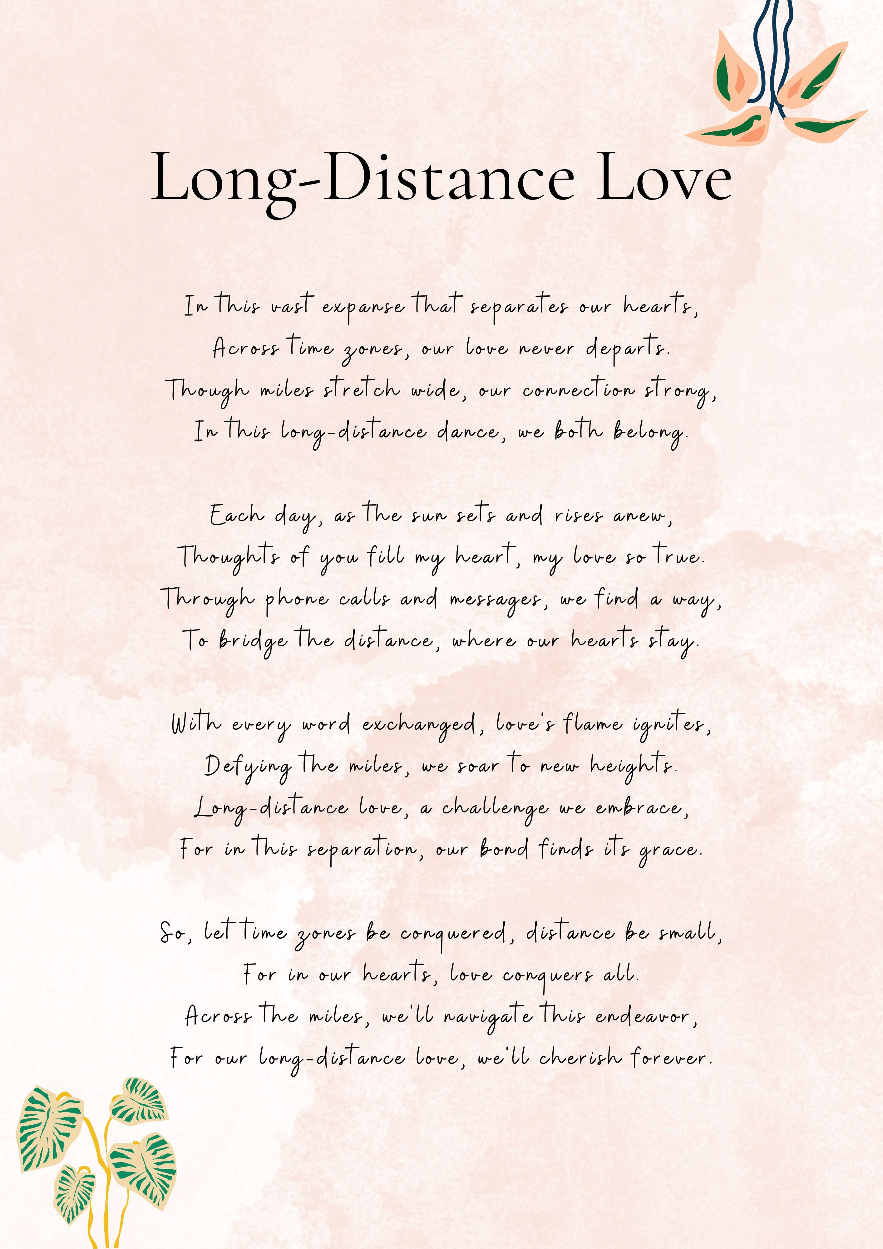 Long-Distance Love. In this vast expanse that separates our… | by Ballad  Belle | Medium, image size:2828x4000