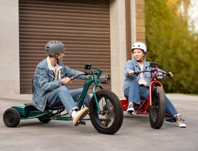 The Vook E-Trike: An Adult-Sized Electric Tricycle with Long-Range