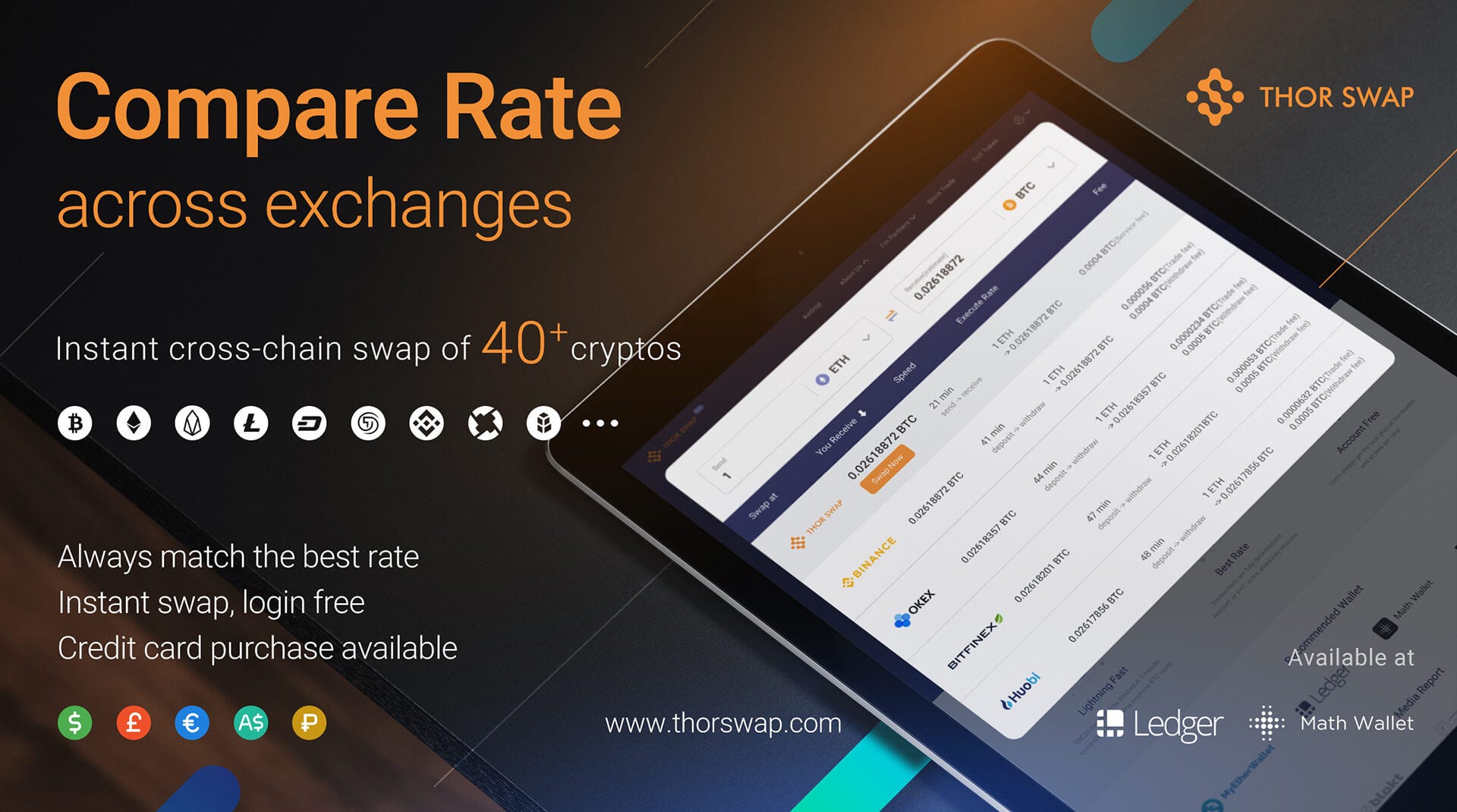 Thor Swap: The Best Place to Buy and Swap Cryptocurrencies | by Thor  Network | Thor Network Blog | Medium