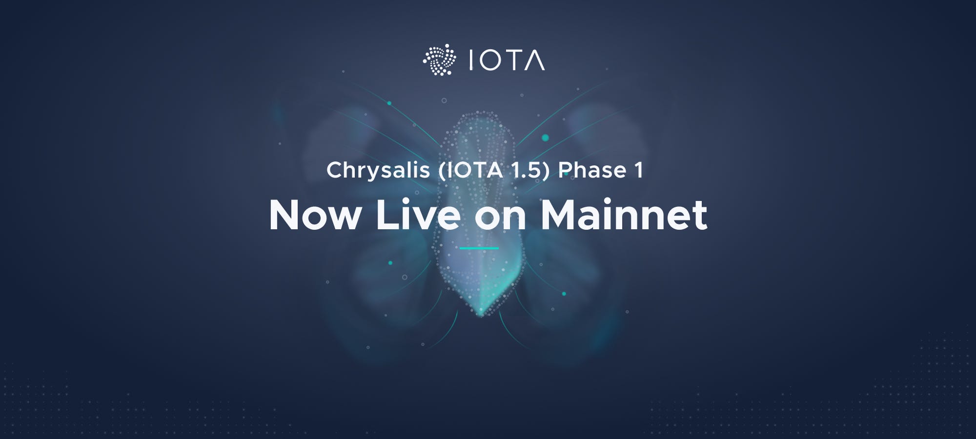 Chrysalis (IOTA 1.5) Phase 1 Now Live on Mainnet | by IOTA Foundation |  Medium