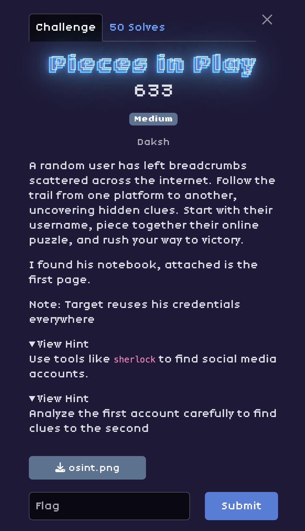 YBN CTF 2024 — Pieces in Play Write-up | by Bek Joon Hao | Medium