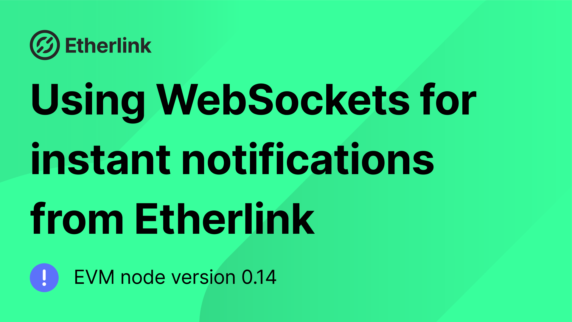 Using WebSockets for instant notifications from Etherlink | by Etherlink |  Medium