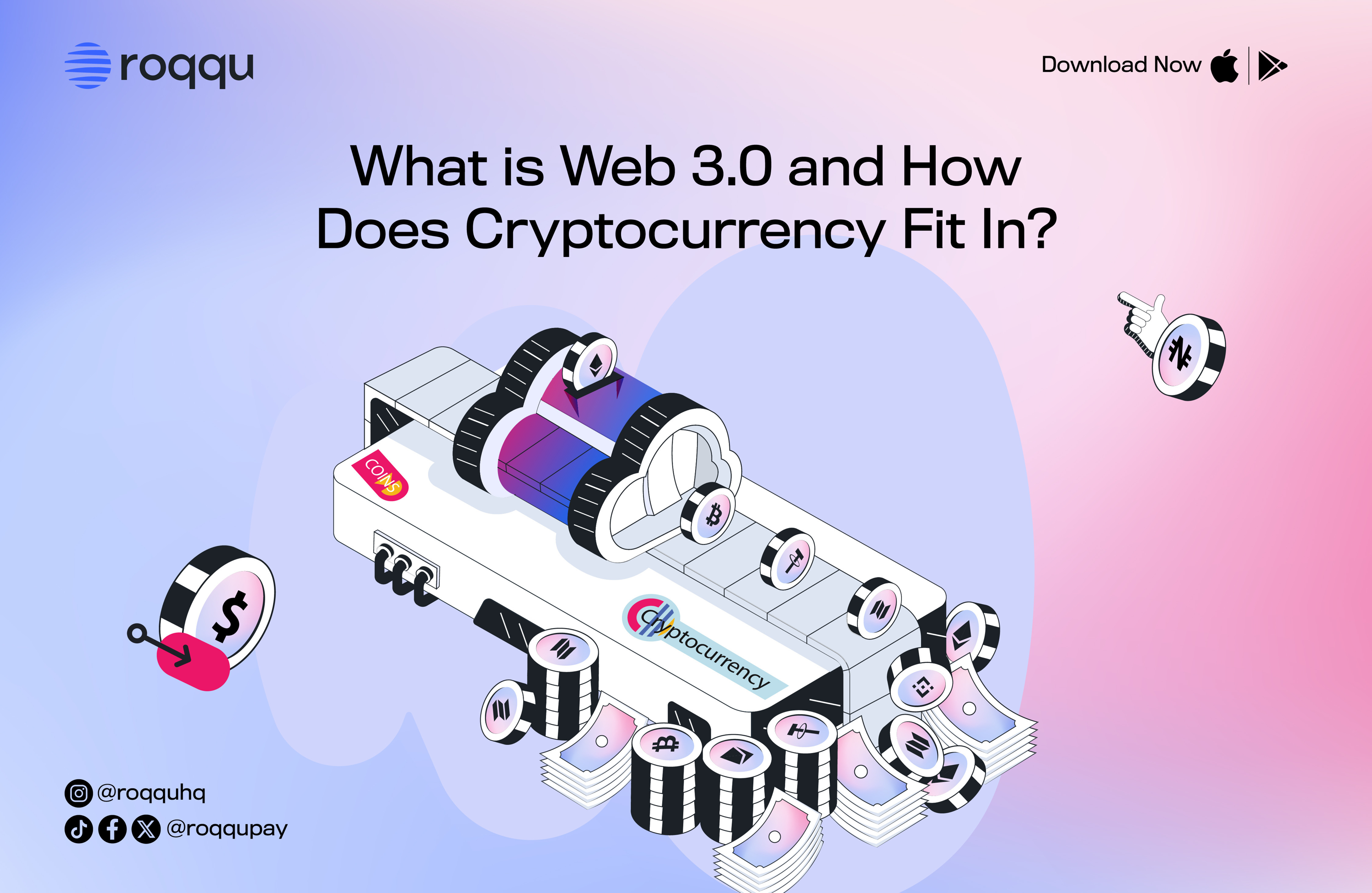 What is Web 3.0 and How Does Cryptocurrency Fit In? | by Roqqu Pay | Medium