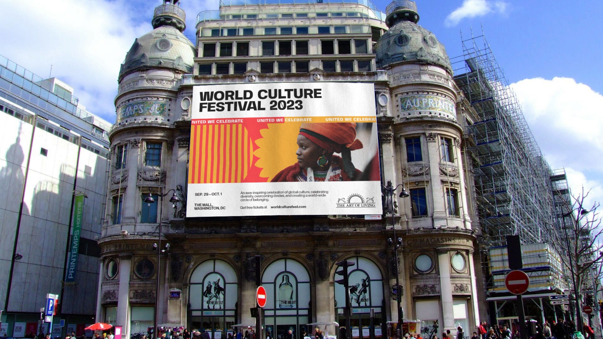 Creating a brand identity for the World Culture Festival 2023